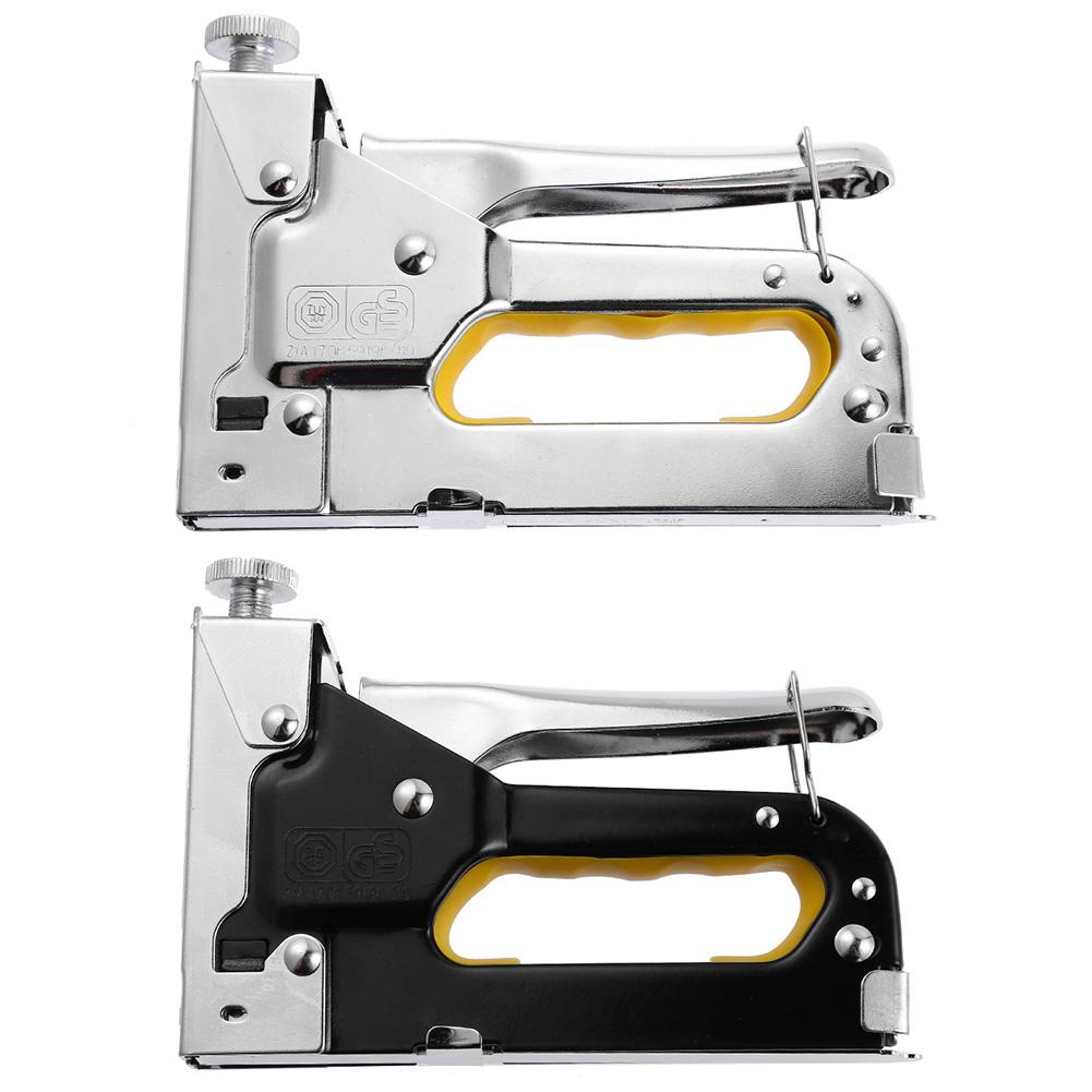 

Multitool Nail Gun Wood Furniture Door Upholstery Stapler with 600 Nail Kit, Black, 501 Original