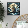 Diamond Painting-DIY Full Round Drill Owl(45x45cm)