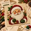 Christmas Needlepoint Kit 14CT Stamped Cross Stitch 30x30cm tapestrymarket