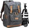 Kamerarucksack mit Laptopfach,Spektiv DSLR Rucksack,Camera Backpack Canvas,Fotorucksack Vintage für Kamera Zubehör,Outdoor Fototasche für Kamera Sony Canon Nikon