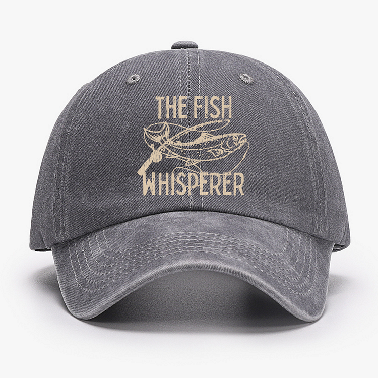 The Fish Whisperer Funny Fishing Hat