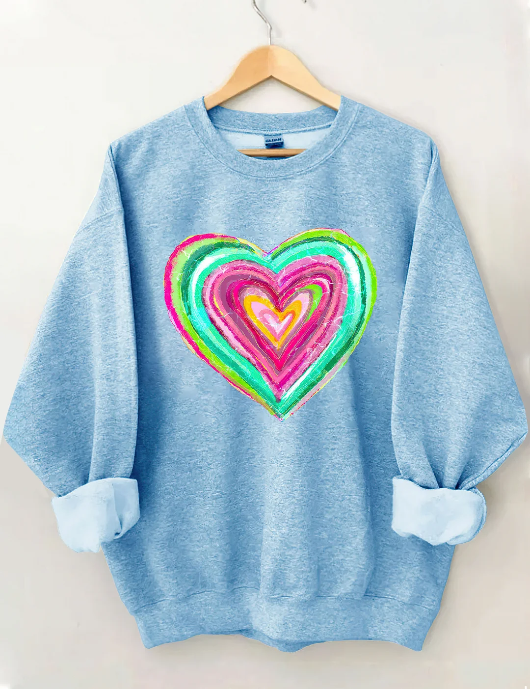 Valentines Day Colourful Love Sweatshirt