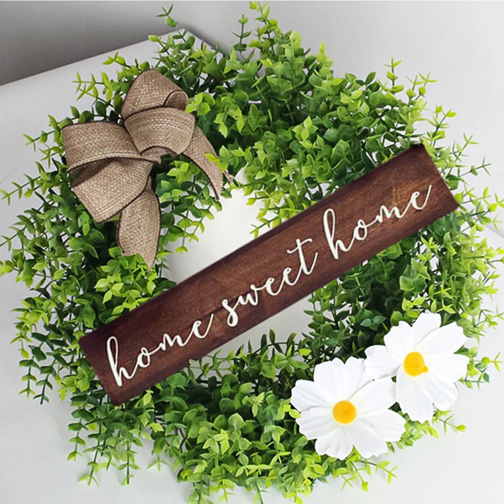 Green Leaf Small Fresh Letter Brand Garland Door Hanging