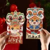 4PCS Cartoon Snake 2025 CNY Red Packet Envelope