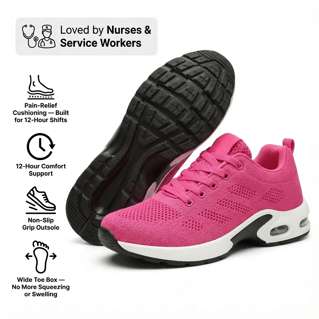 Orthora&trade; Pro &ndash; 12-Hour Shift Shoes for All-Day Foot. Knee & Back Pain Relief 