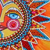 >SALE<5D Part Special Shaped Drill Luminous Diamond Painting Sun God Art (GT104)
