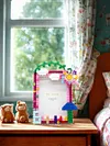 Sunny Day DIY Building Block Photo Frame Kit,Creative Handmade Assembled Photo Frame Handmade Craft Gift Home Tabletop Display Decor