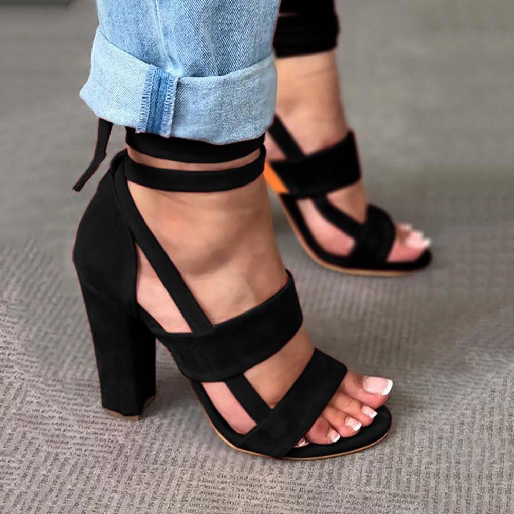 Cross Strap High Heel Sandals - Womens Fashion Online Shopping at