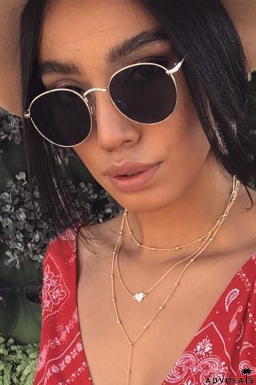 Round Discoloration Sungalsses