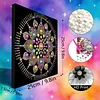 (25x25cm)DIY Mandala Framed Handmade Pearl Painting Art Craft Kit Living Home Decor