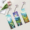 3Pcs Diamond Painting Valley Flowers Bookmark Making Kit Decoration
