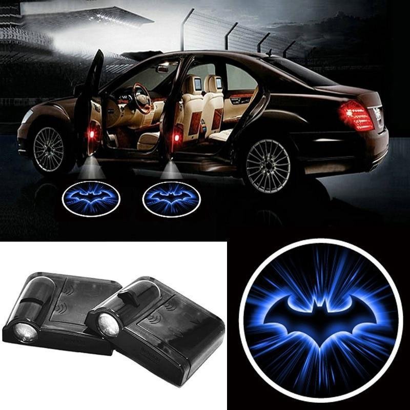 Universal Wireless Car Projection LED Door Shadow Light Welcome No Drilling Required
