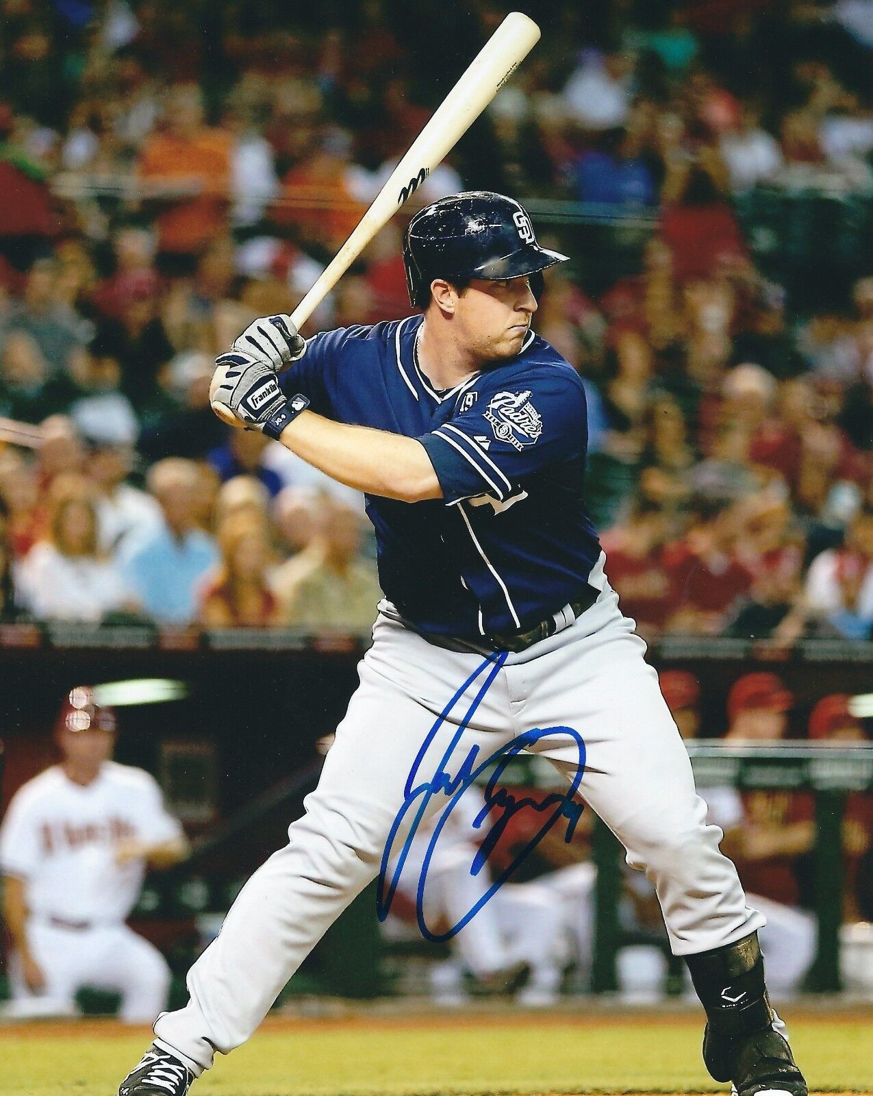 Autographed 8x10 Jedd Gyorko San Diego Padres Autographed Photo Poster painting - COA