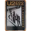 U2 - Panneaux en &eacute;tain m&eacute;tallique(20*30cm/30*40cm) - Musique