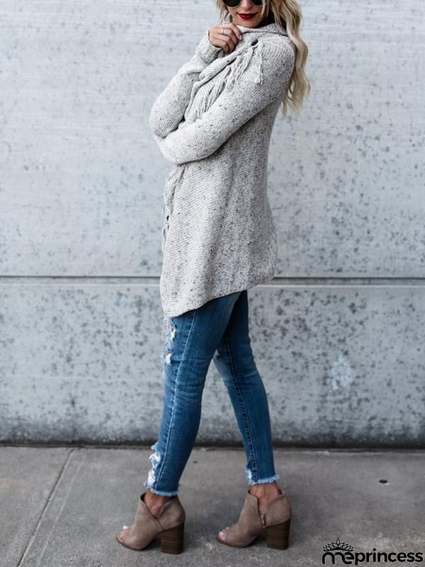 Tassel Long Cardigan