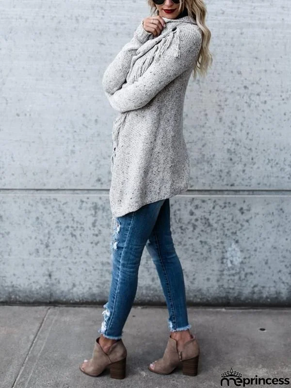 Tassel Long Cardigan