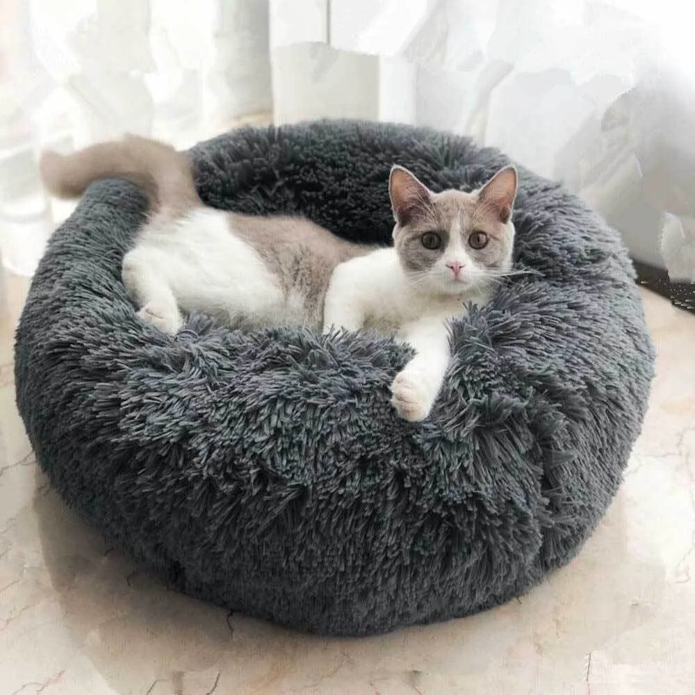 Calming Cat Bed - Original Anti-Anxiety  Cat Beds and Small Dog Beds