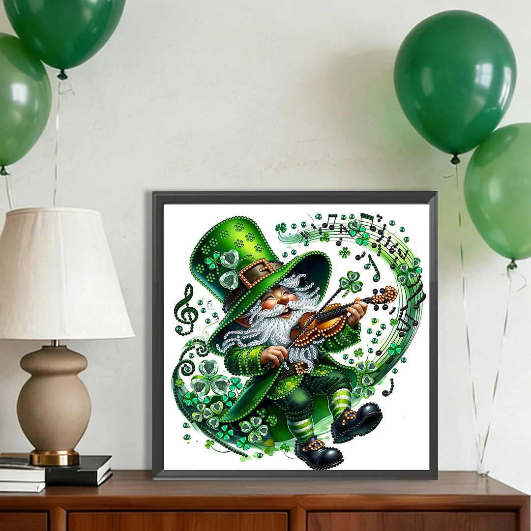 Music Elderly Special Shaped 5D DIY Partial Drill Diamonds Dots Gem Art Kits for Adults Beginners Home Decor Diamonds Paintings Gem Art 11.81 X11.81inch