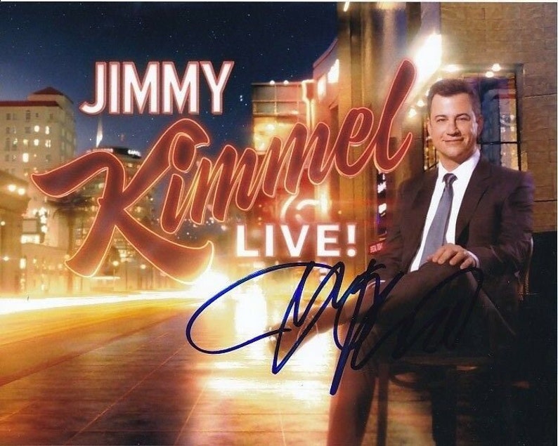 Jimmy kimmel signed autographed Photo Poster painting