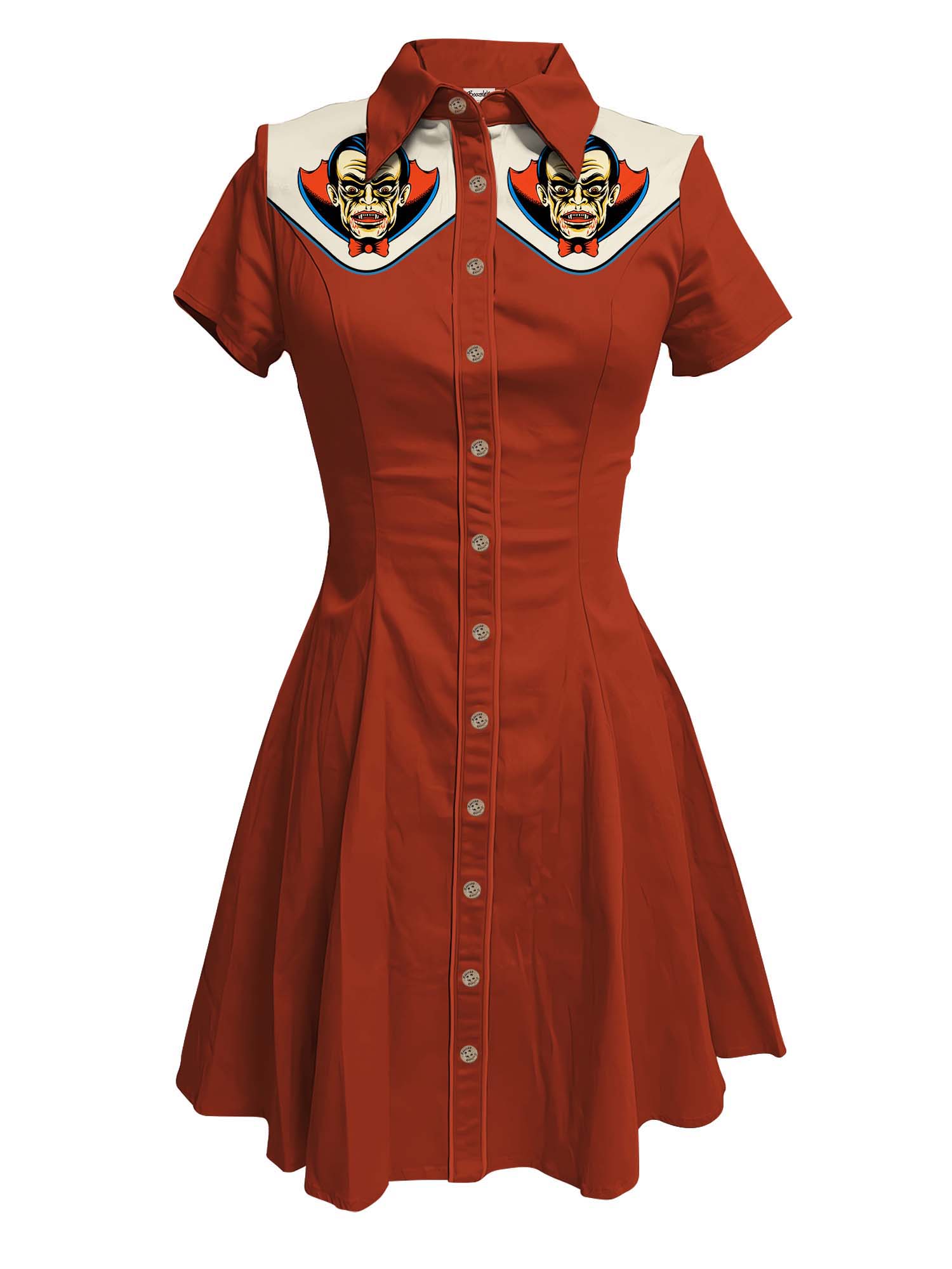 【Nyawart Design X Boozelele】Vampire Monster - 100% Cotton Dress