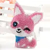 Fox Beaded Counted Cross Stitch Ornament Kit Cross Stitch Bead Keychain (B)