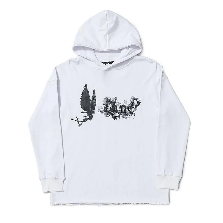 Vlone Hoodie Print Loose Men's and Women's Hoodie