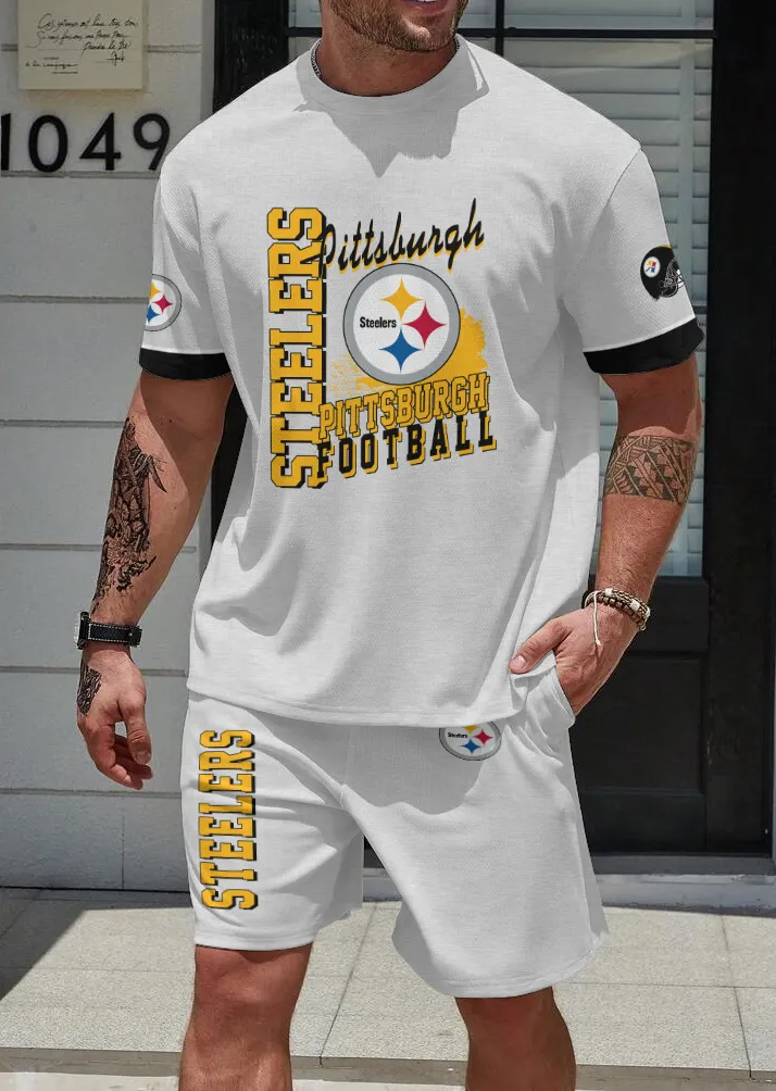 Pittsburgh Steelers Limited Edition Top And Shorts Two-Piece Suits