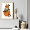 Orange Gnome -  11CT Partial Beaded Cross Stitch Kit(25x35cm)