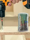 10-Piece Impact Driver Bit Set with Portable Hard Case Hex Shank Twist Drill Bit & Socket Set Impact Resistant Portable Power Tool Accessory