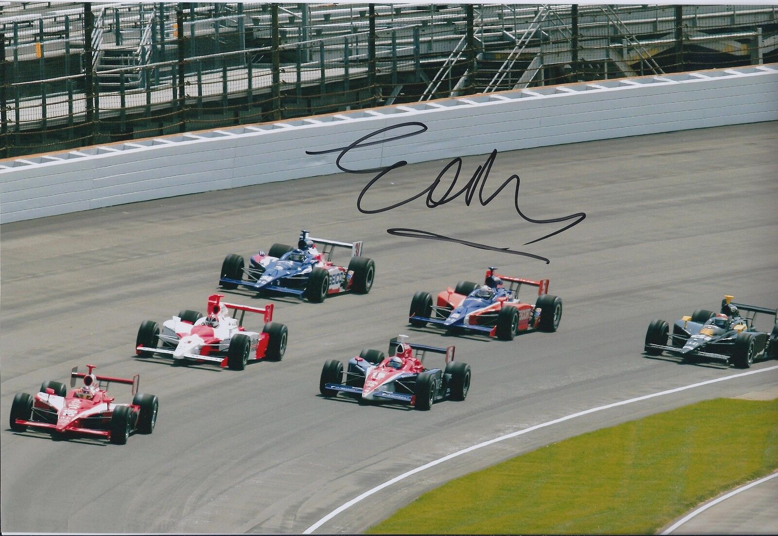 Eddie CHEEVER SIGNED Indy Car USA GRAND PRIX Autograph 12x8 Photo Poster painting AFTAL COA