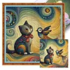 (Multi-Style) Cat Bird Lamb-11CT Stamped Cross Stitch 40*40cm/15.75*15.75in tapestrymarket