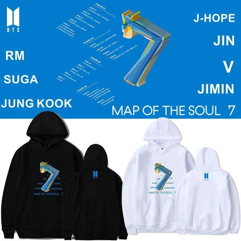 BTS MAP OF THE SOUL 7 HOODIE