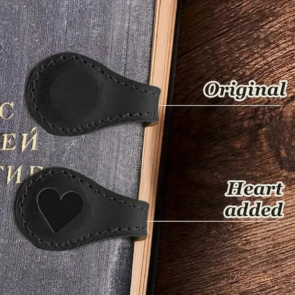 TimelessMark - LAST DAY SALE 75% OFF - Personalized Magnetic Leather Bookmark