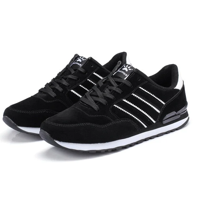 Sneakers Men Casual Shoes Light Suede Leather 2021 New Classic Men Running shoes Outdoor Breathable Mesh Jogging Sport Shoes