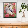 (US Only)Horse Printed Cross Stitch Kit 43x55cm DIY 14CT Thread Art Needlework Wall Decor