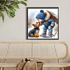 Diamond Painting-DIY Full Round Drill Boy Dog(40*40CM)