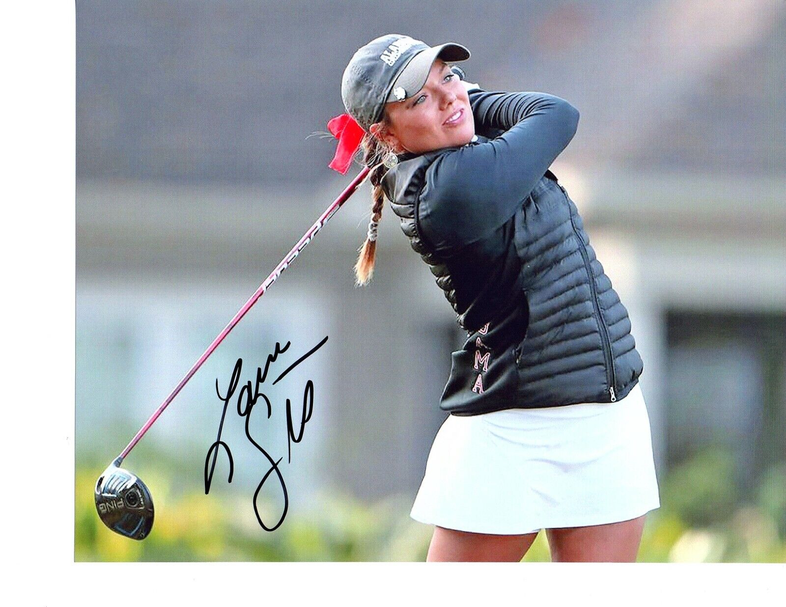 Lauren Stephenson Alabama LPGA signed autographed 8x10 golf Photo Poster painting coa Roll Tide!