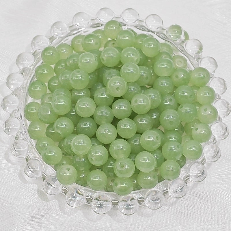 50 PCS/Package Diameter 4mm Diameter 6 Mm Glass Round Beads