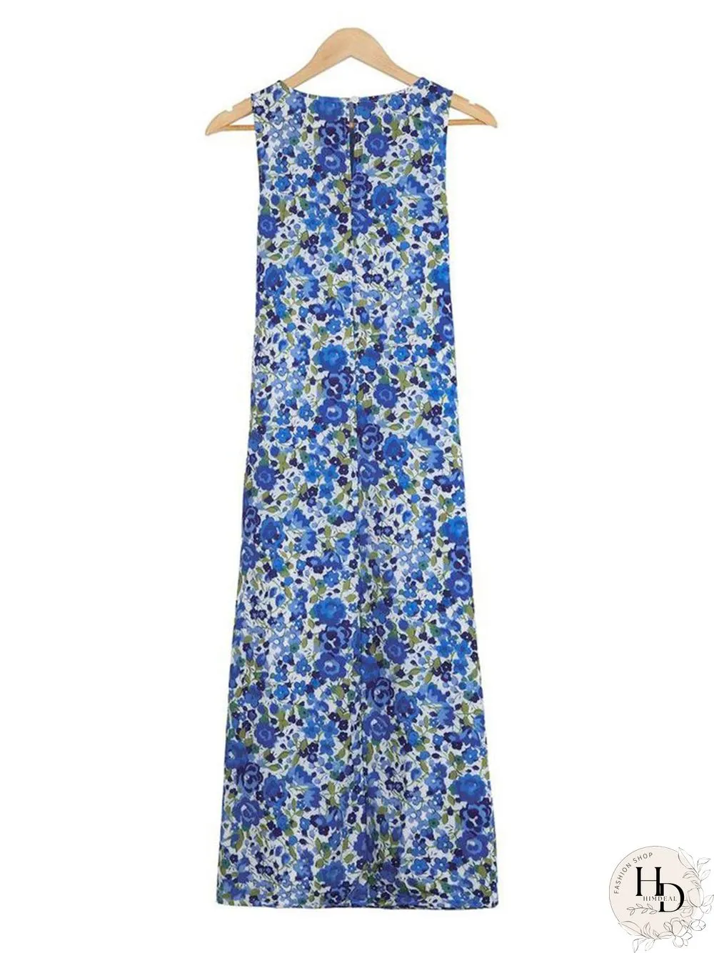 Put Your Records On Floral Print Dress P14325