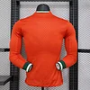 2025 Long Sleeve Player Version Portugal Home Football Shirt 1:1 Thai Quality