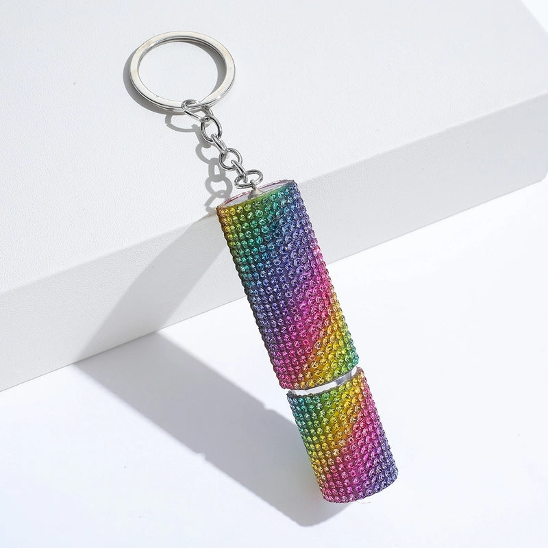 Luxurious Leopard Aluminium Alloy Crystal Women’s Keychain