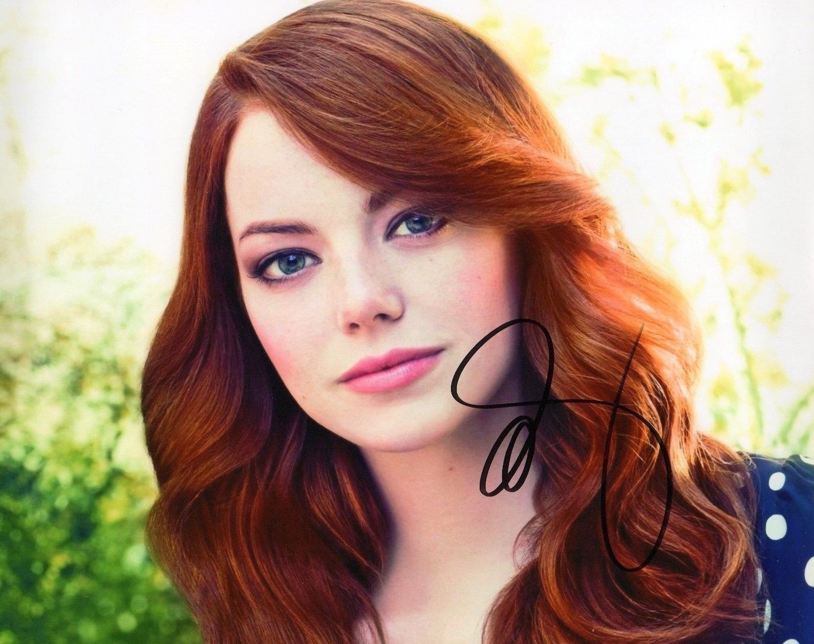 EMMA STONE AUTOGRAPHED SIGNED A4 PP POSTER Photo Poster painting PRINT 11