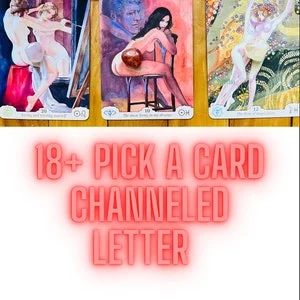 Pornhint 18+ Pick A Card Sexual Letter, READ DESCRIPTION, Pick A Card, Sexual Letter, Channeled Letter, Twin Flames, Soul Mates, Love, Psychic NSFW