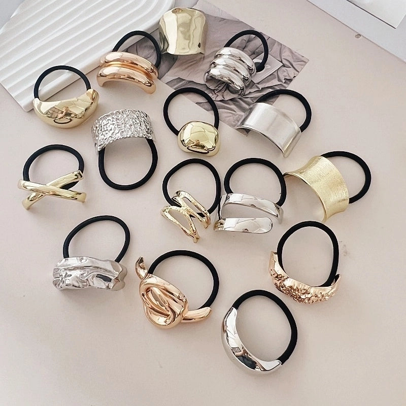 Women's Minimalist IG Style Solid Color Zinc Alloy Hair Tie