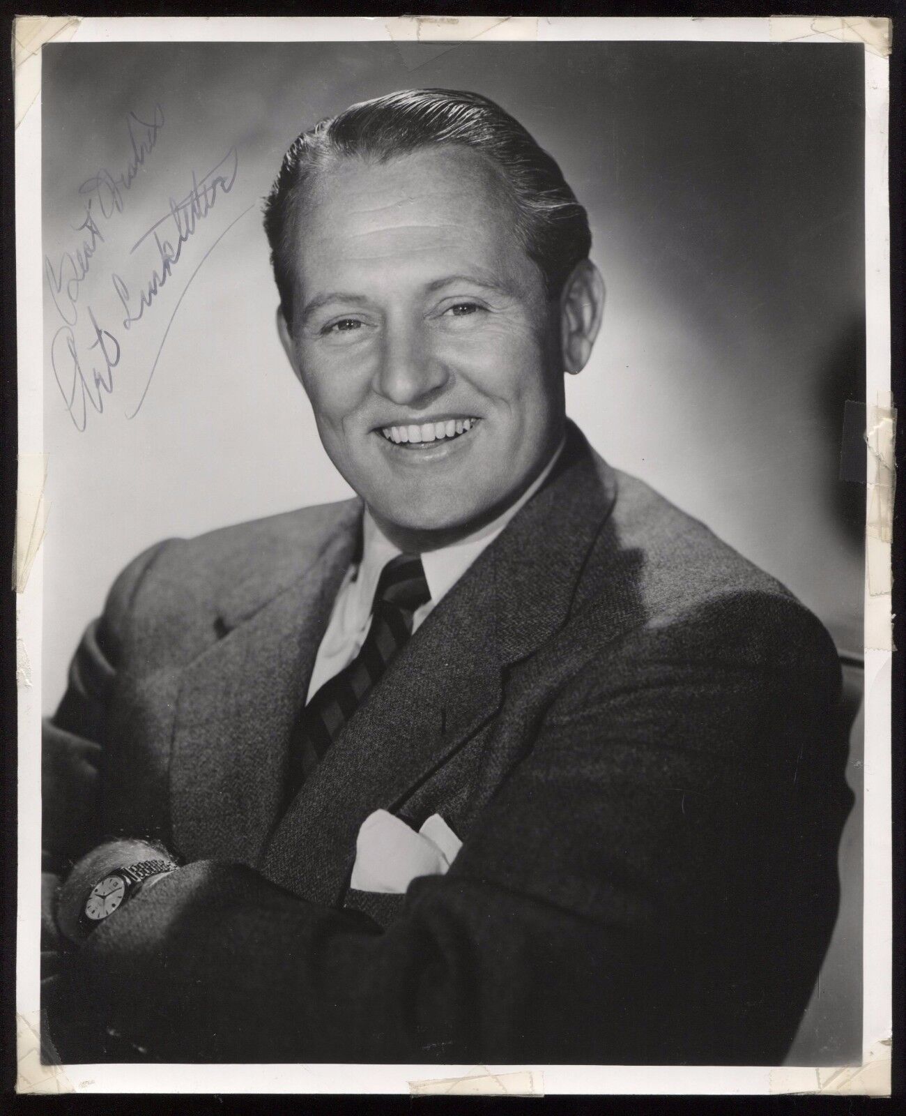 Art Linkletter VINTAGE Signed 8x10 Photo Poster painting Autographed Early Career 1960's