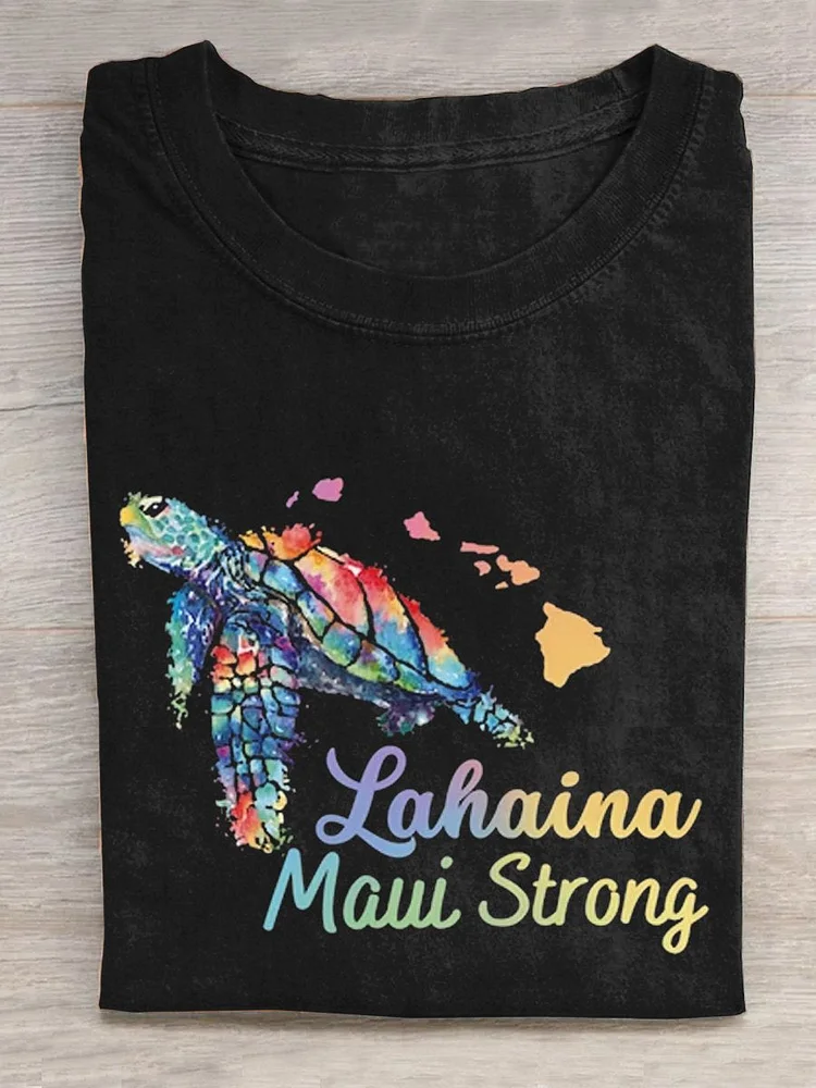 Maui Lahaina Strong Honu T-shirt
