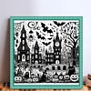 Halloween Hut - 11CT Stamped Cross Stitch - 50*50cm - Halloween