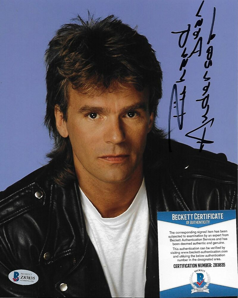 Richard Dean Anderson Original 8X10 Autographed Photo Poster painting w/Beckett #8