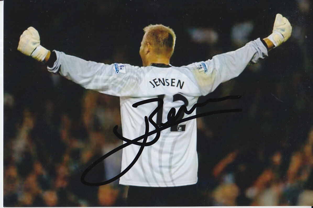 BURNLEY HAND SIGNED BRIAN JENSEN 6X4 Photo Poster painting 2.