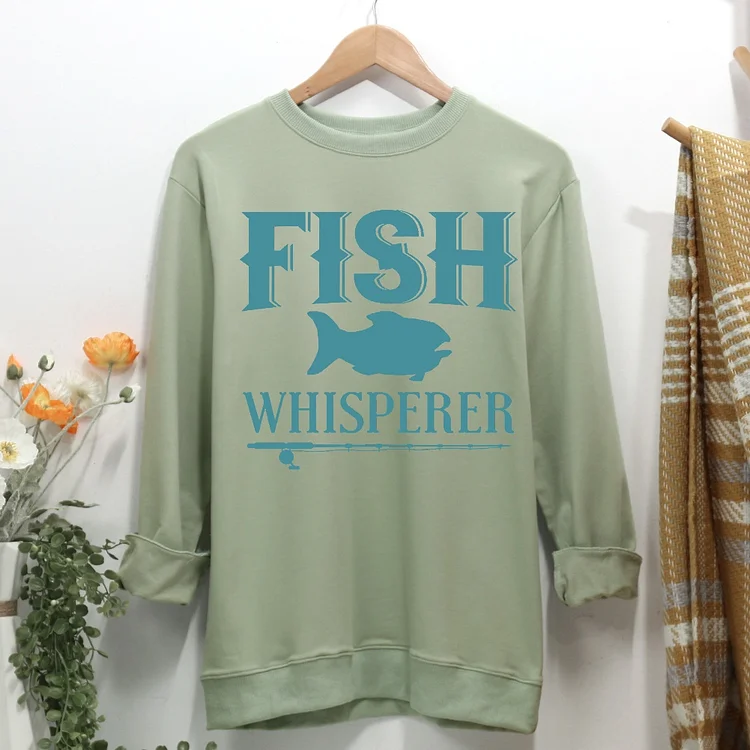 The Fish Whisperer Women Casual Sweatshirt